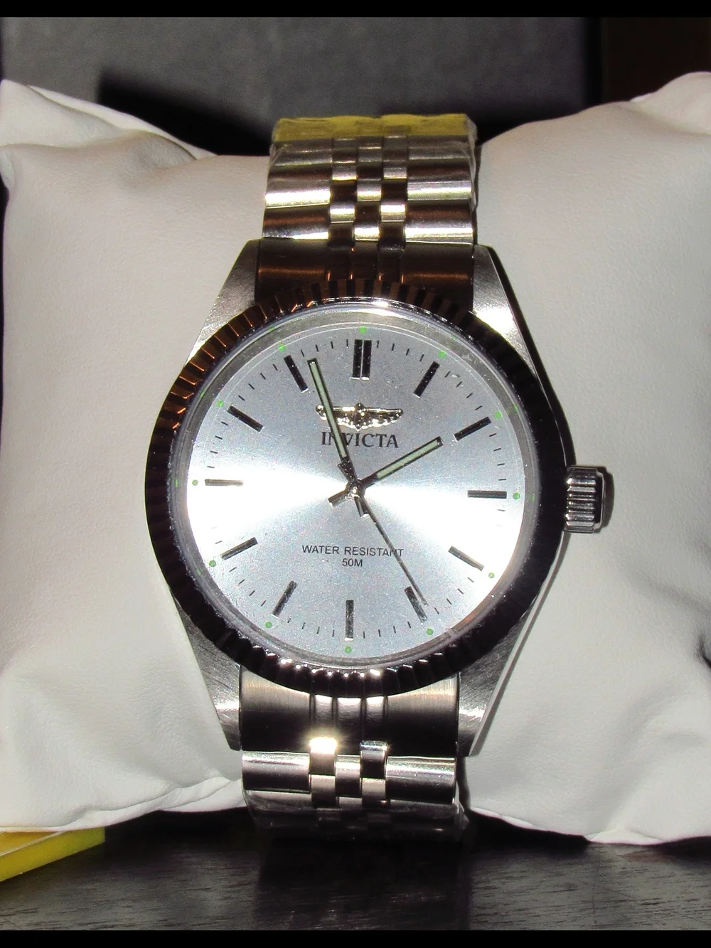 Invicta Silver Dial Stainless Steel Watch